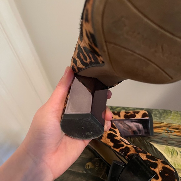 Franco Sarto Leopard print Noble 2 mirror loafer heel 5.5 - Picture 5 of 5